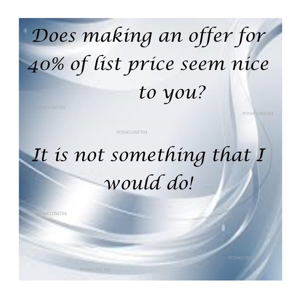 Other - Low-Ball offers